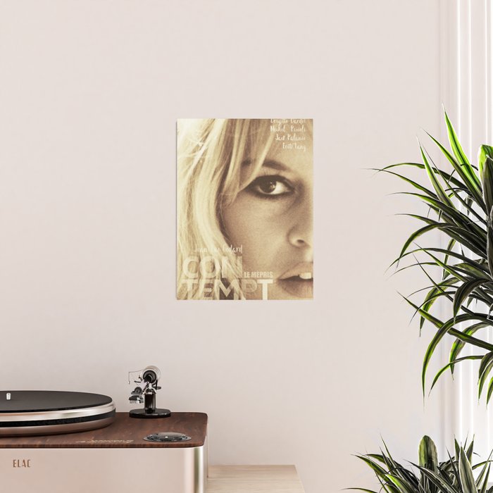 Brigitte Bardot, Contempt, movie poster, Le Mepris, Jean-Luc Godard, Fritz Lang, Poster Gallery Image 2