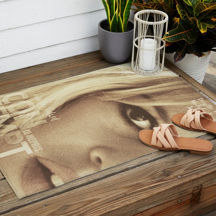 Brigitte Bardot, Contempt, movie poster, Le Mepris, Jean-Luc Godard, Fritz Lang, Outdoor Rug Gallery Image 2