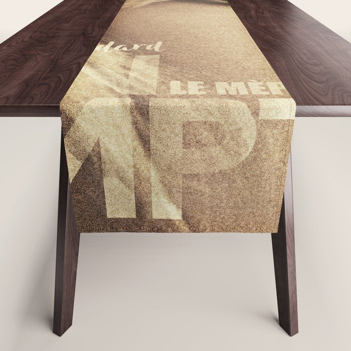 Brigitte Bardot, Contempt, movie poster, Le Mepris, Jean-Luc Godard, Fritz Lang, Table Runner Gallery Image 1