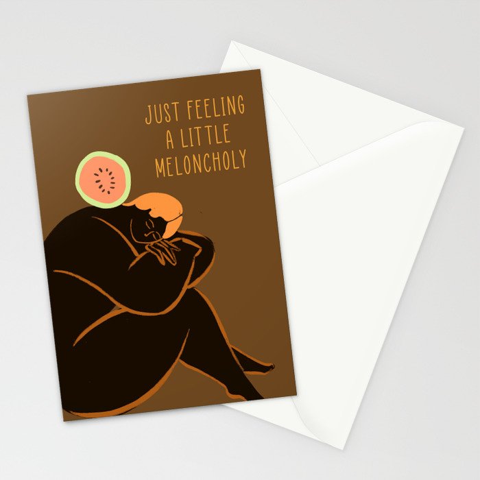 Melancholy Stationery Card Gallery Image 2