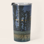 Hasui Kawase, Evening At Ushibori - Vintage Japanese Woodblock Print Art Travel Mug Gallery Image 3