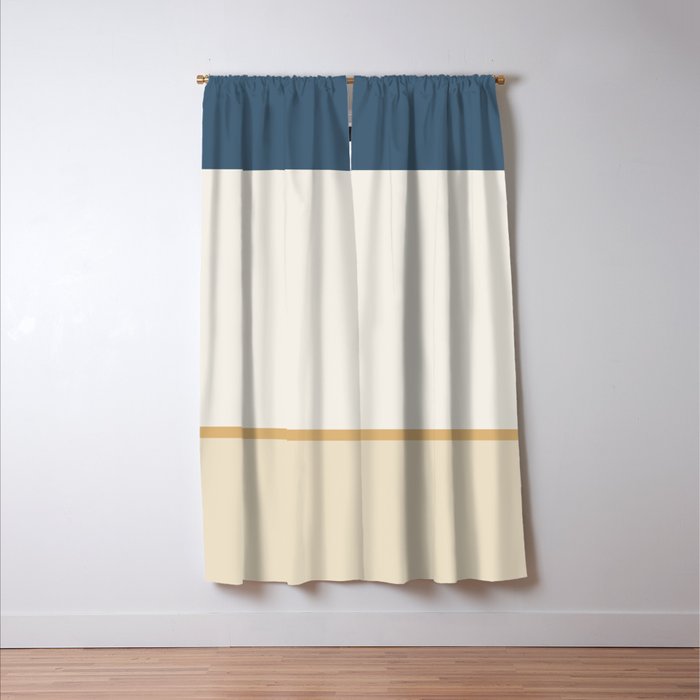 Contemporary Color Block XXXIX Window Curtain Gallery Image 3