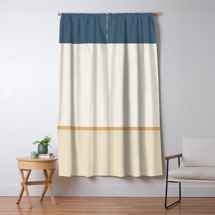Contemporary Color Block XXXIX Window Curtain Gallery Image 5