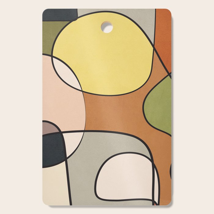 Abstract Line Art 08 Cutting Board Gallery Image 1