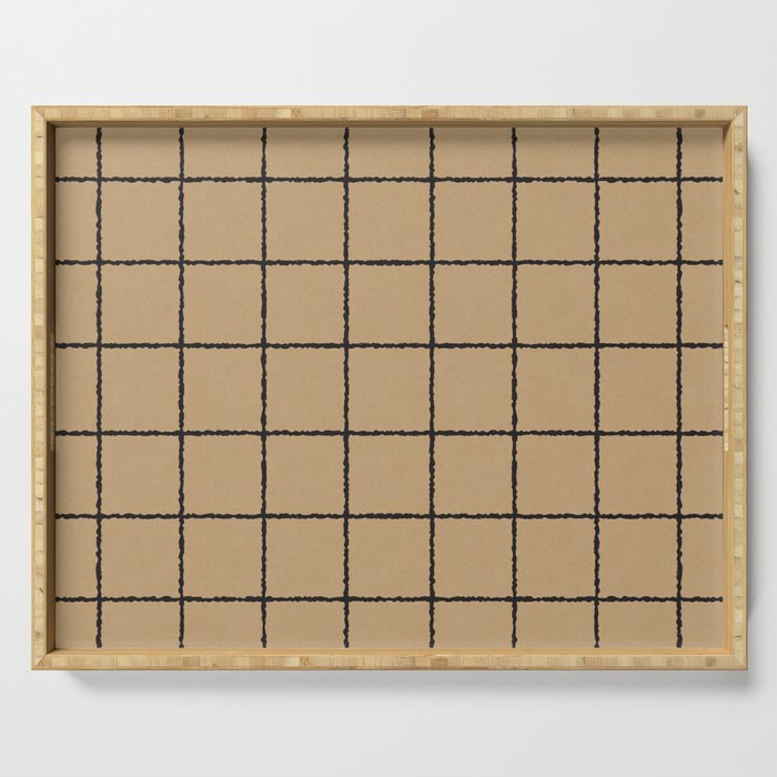 KRAFT GRID Serving Tray Gallery Image 1