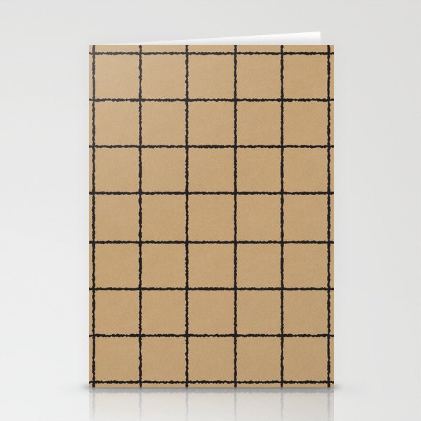 KRAFT GRID Stationery Card Gallery Image 1