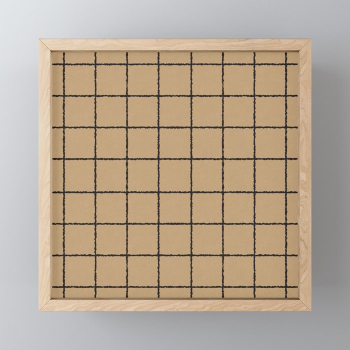 KRAFT GRID Mini Art Print Gallery Image 1