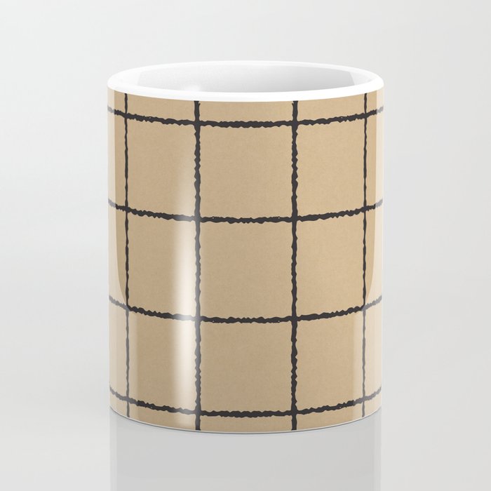 KRAFT GRID Coffee Mug Gallery Image 4