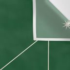 Capricorn Zodiac Star Constellation Line Art Green Wall Tapestry Gallery Image 3