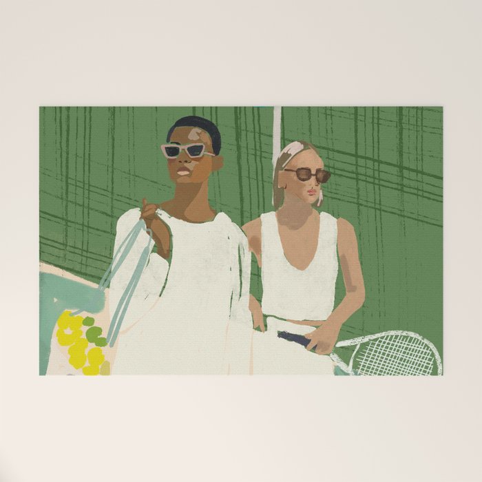 Tennis Welcome Mat Gallery Image 1