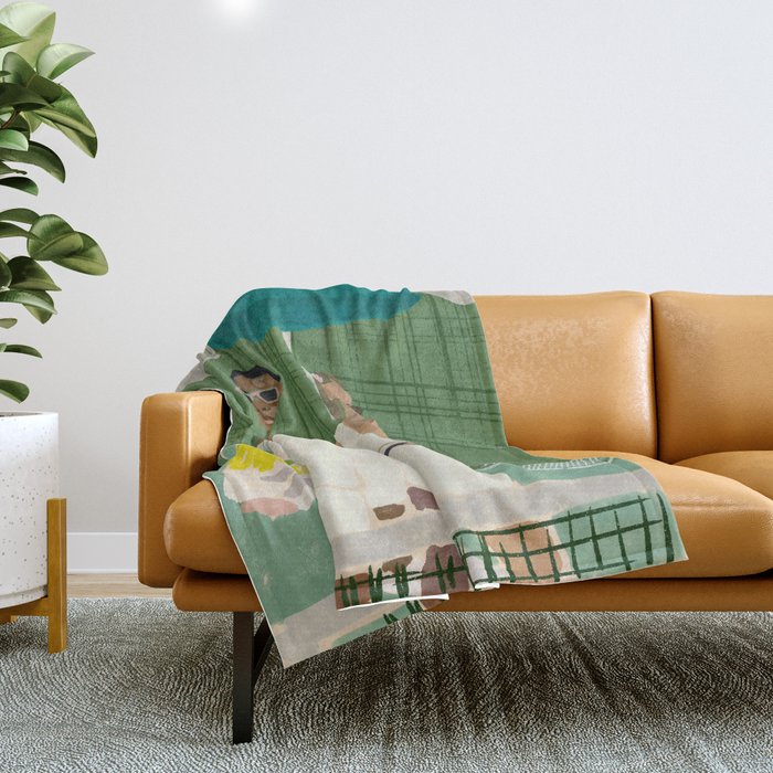 Tennis Throw Blanket Gallery Image 1