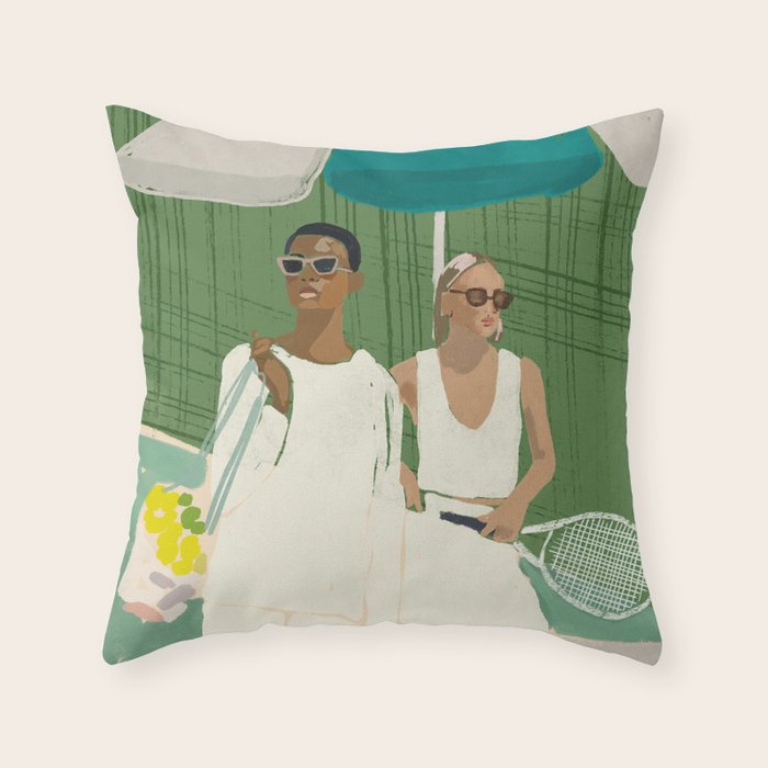 Tennis Throw Pillow Gallery Image 6