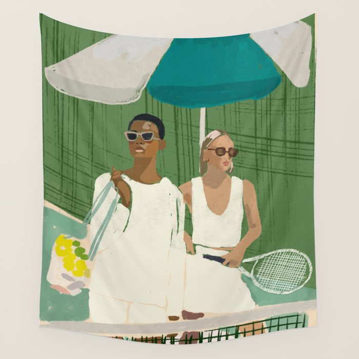 Tennis Wall Tapestry Gallery Image 4