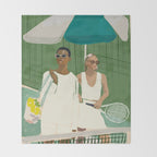 Tennis Throw Blanket Gallery Image 2
