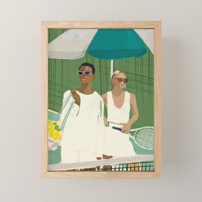 Tennis Mini Art Print Gallery Image 1