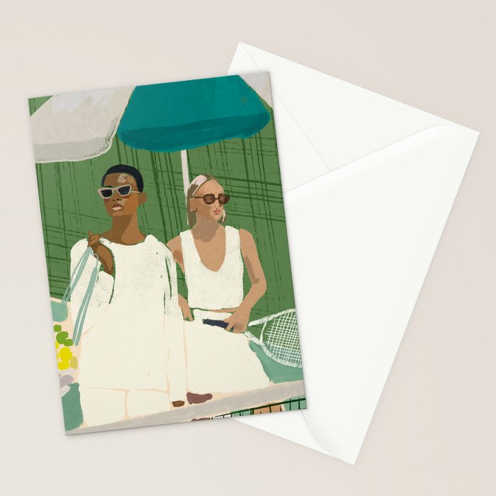 Tennis Stationery Card Gallery Image 2