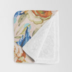 Dolphin Eternal Spring Charm Throw Blanket Gallery Image 3