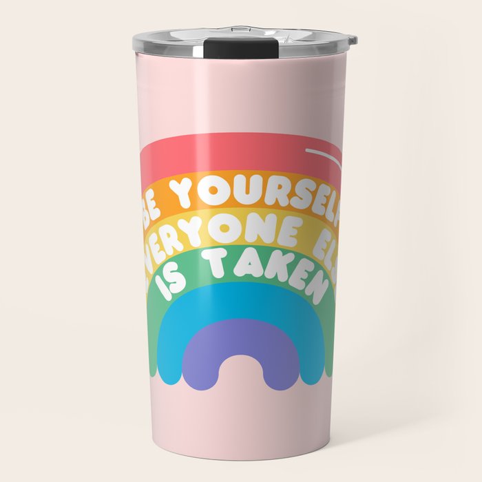 Be Yourself Everyone Travel Mug Gallery Image 1