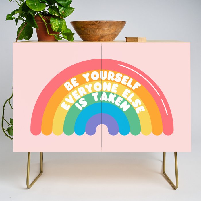 Be Yourself Everyone Credenza Gallery Image 1