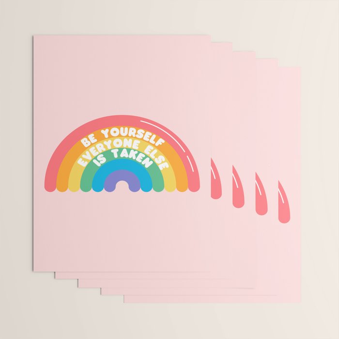 Be Yourself Everyone Wrapping Paper Gallery Image 3