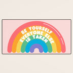 Be Yourself Everyone Desk Mat Gallery Image 3