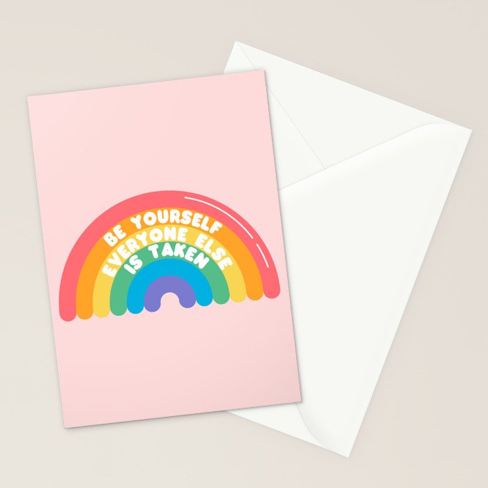 Be Yourself Everyone Stationery Card Gallery Image 2