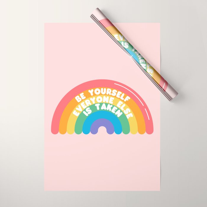 Be Yourself Everyone Wrapping Paper Gallery Image 1