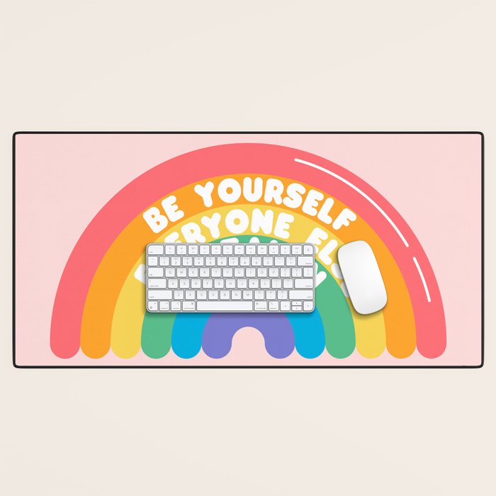 Be Yourself Everyone Desk Mat Gallery Image 1