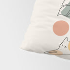 Cat and Plant 34 Pillow Sham Gallery Image 4