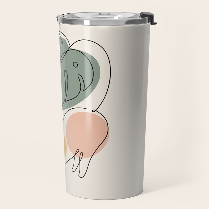 Cat and Plant 34 Travel Mug Gallery Image 2