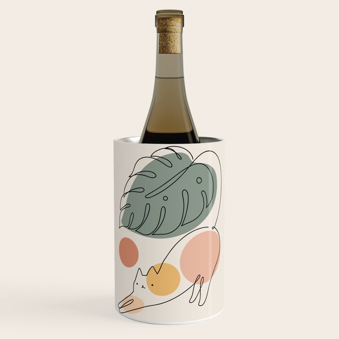 Cat and Plant 34 Wine Chiller Gallery Image 1