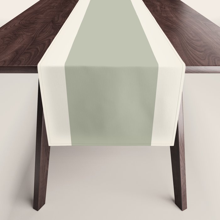 Dual (Sage Cream) Table Runner Gallery Image 1