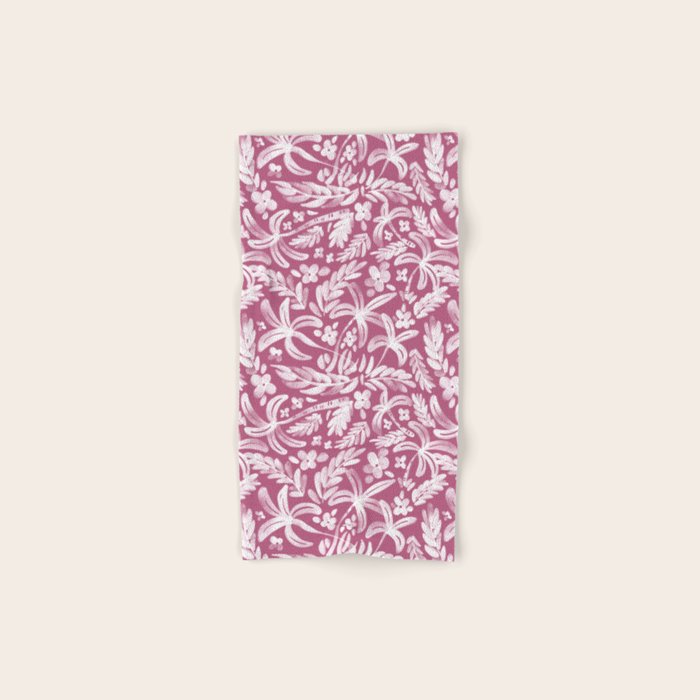 Pink Tropical Bliss Bath Towel Gallery Image 1