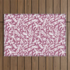 Pink Tropical Bliss Outdoor Rug Gallery Image 1
