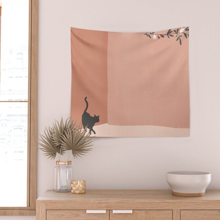little visitor Wall Tapestry Gallery Image 2
