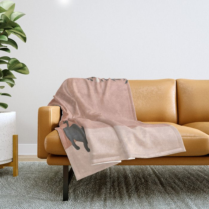 little visitor Throw Blanket Gallery Image 1