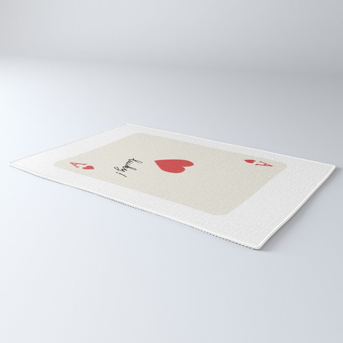 Ace of Hearts - Lucky Red Rug Gallery Image 3