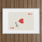 Ace of Hearts - Lucky Red Outdoor Rug Gallery Image 1