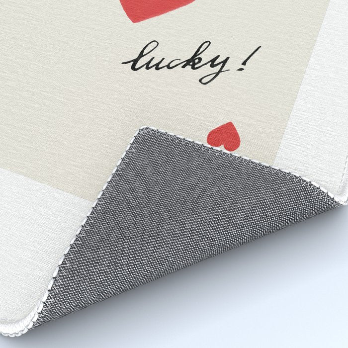 Ace of Hearts - Lucky Red Rug Gallery Image 4