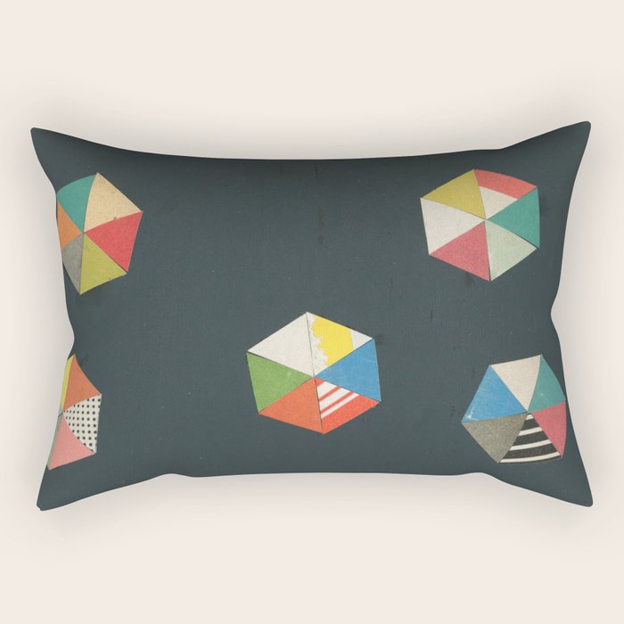 Paper Shapes Rectangular Pillow Gallery Image 2