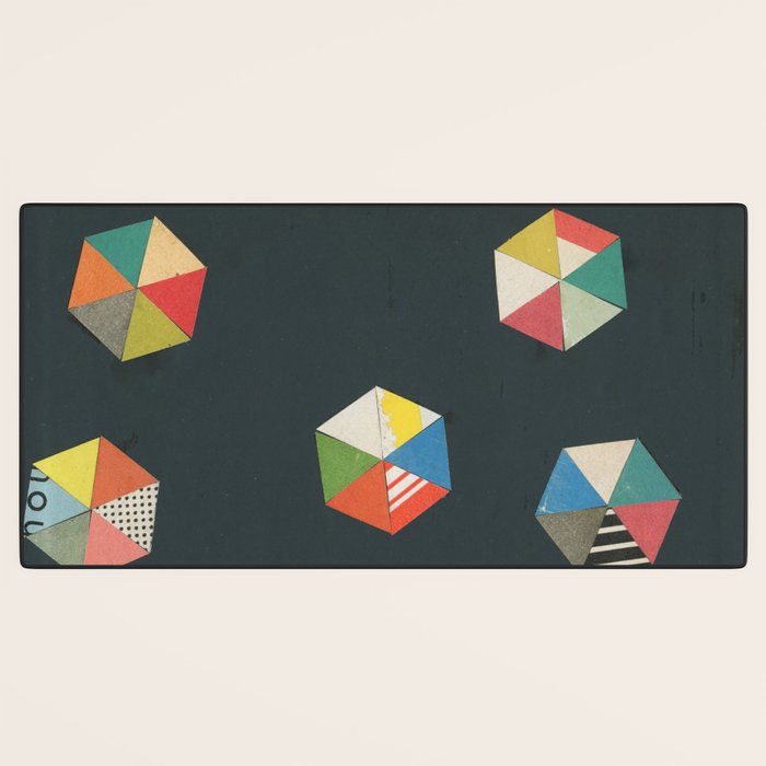 Paper Shapes Desk Mat Gallery Image 3