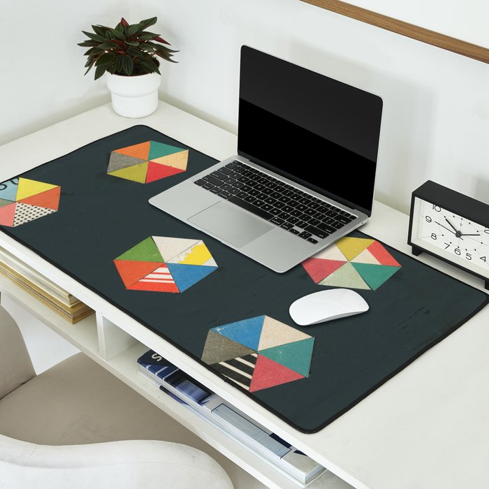 Paper Shapes Desk Mat Gallery Image 2