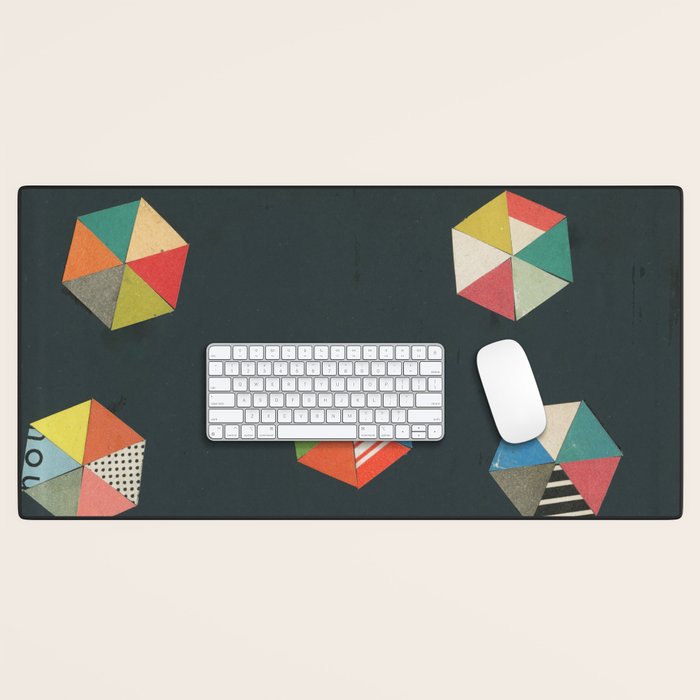 Paper Shapes Desk Mat Gallery Image 1