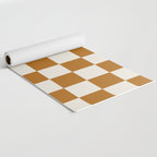 Checkered (Golden Cream) Yoga Mat Gallery Image 2