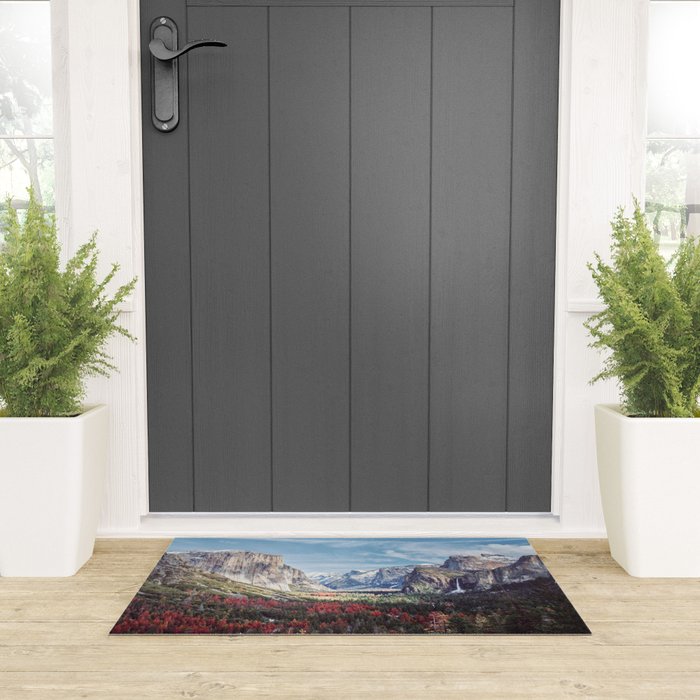 Tunnel View Yosemite Valley Welcome Mat Gallery Image 3