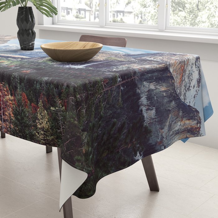 Tunnel View Yosemite Valley Tablecloth Gallery Image 3