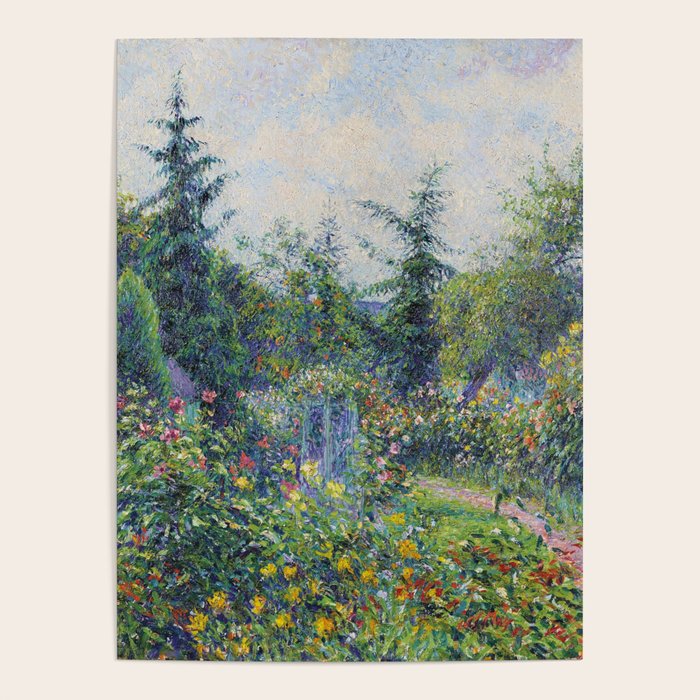 Camille Pissarro Garden and Chicken Coop at Octave Mirbeau's, Les Damps still life portrait painting Poster Gallery Image 4