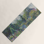 Camille Pissarro Garden and Chicken Coop at Octave Mirbeau's, Les Damps still life portrait painting Yoga Mat Gallery Image 1