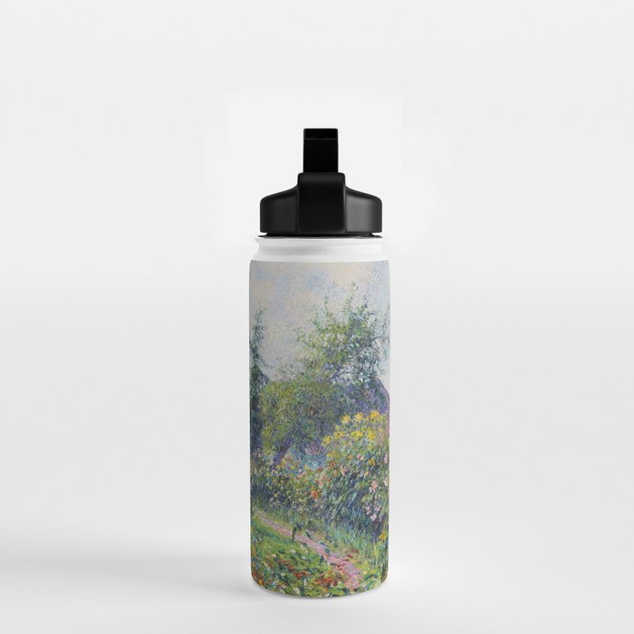 Camille Pissarro Garden and Chicken Coop at Octave Mirbeau's, Les Damps still life portrait painting Water Bottle Gallery Image 2