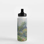 Camille Pissarro Garden and Chicken Coop at Octave Mirbeau's, Les Damps still life portrait painting Water Bottle Gallery Image 2